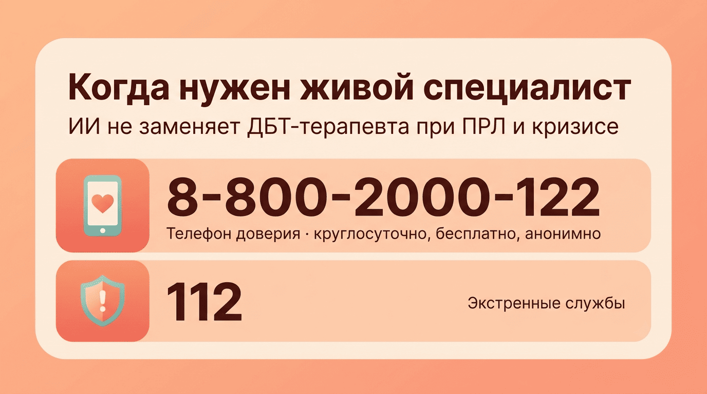 Когда нужен живой специалист: телефон доверия 8-800-2000-122 и служба 112