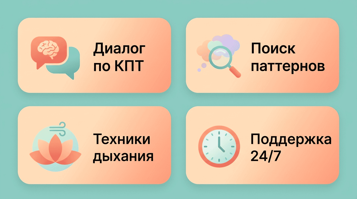 Чеклист из четырёх сценариев, где ИИ-психолог полезен