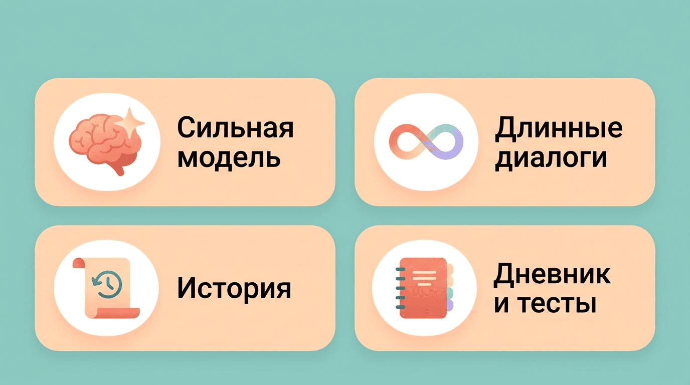 Что открывает платная подписка на ИИ-психолога